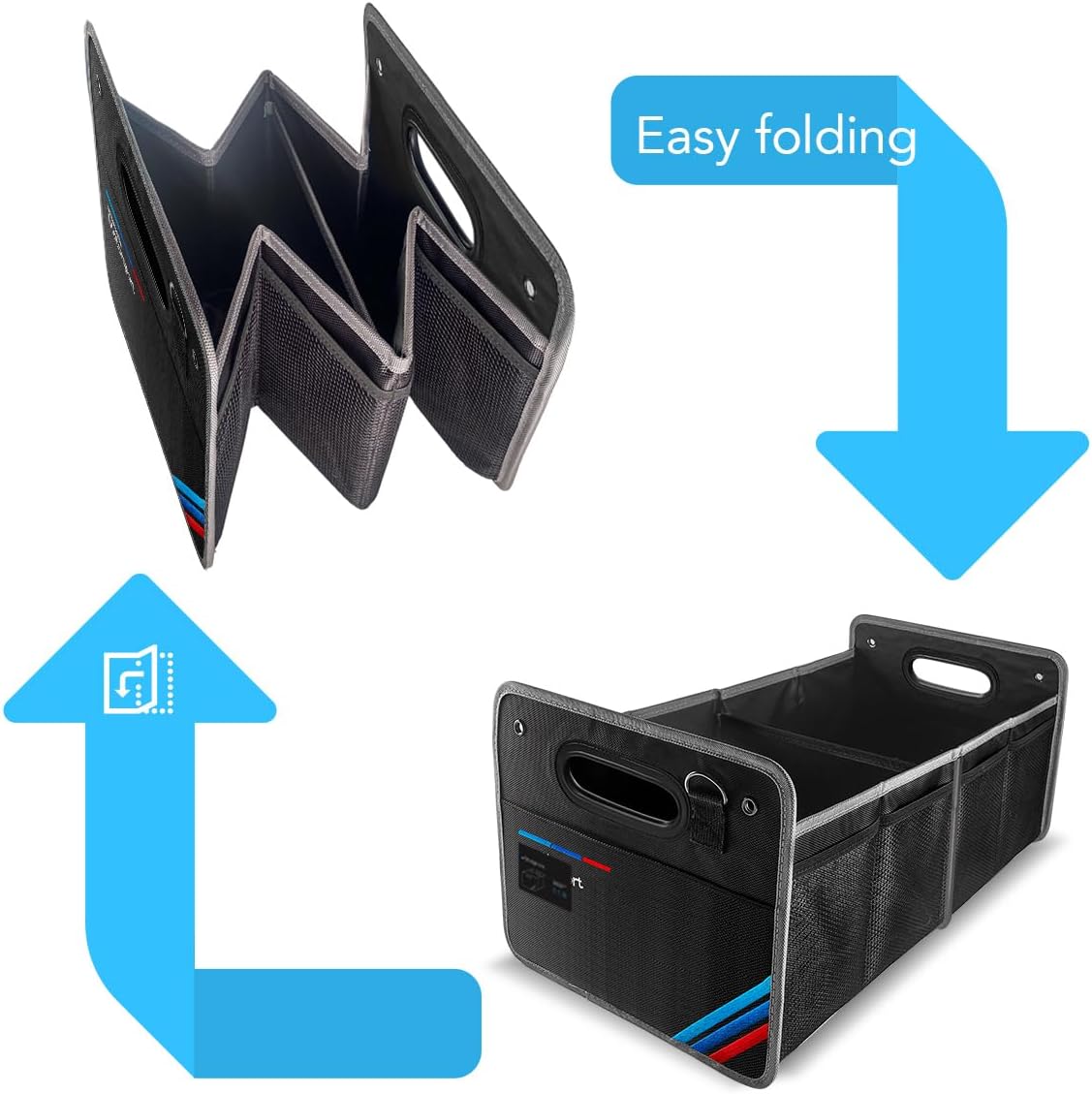BMW Trunk Organizer – Waterproof & Foldable Storage Box for X1, X3, X5, E30 | Tools, Groceries, and Garage Gear