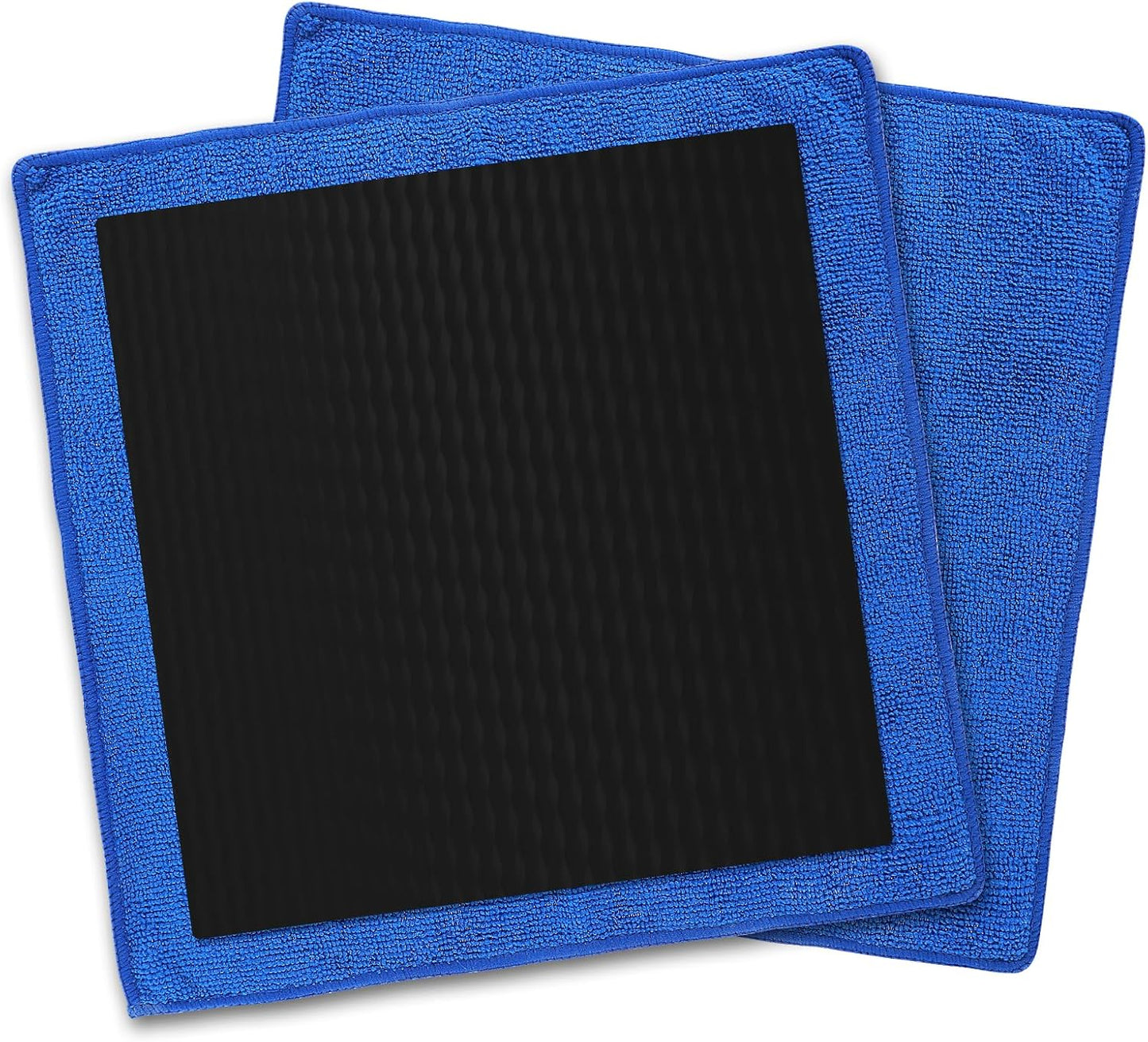 2-Pack Clay Towel for Auto Detailing – 12" x 12" Microfiber Clay Cloths for Car Wash, Drying & Decontamination | Reusable, Lightweight, Covers Large Areas
