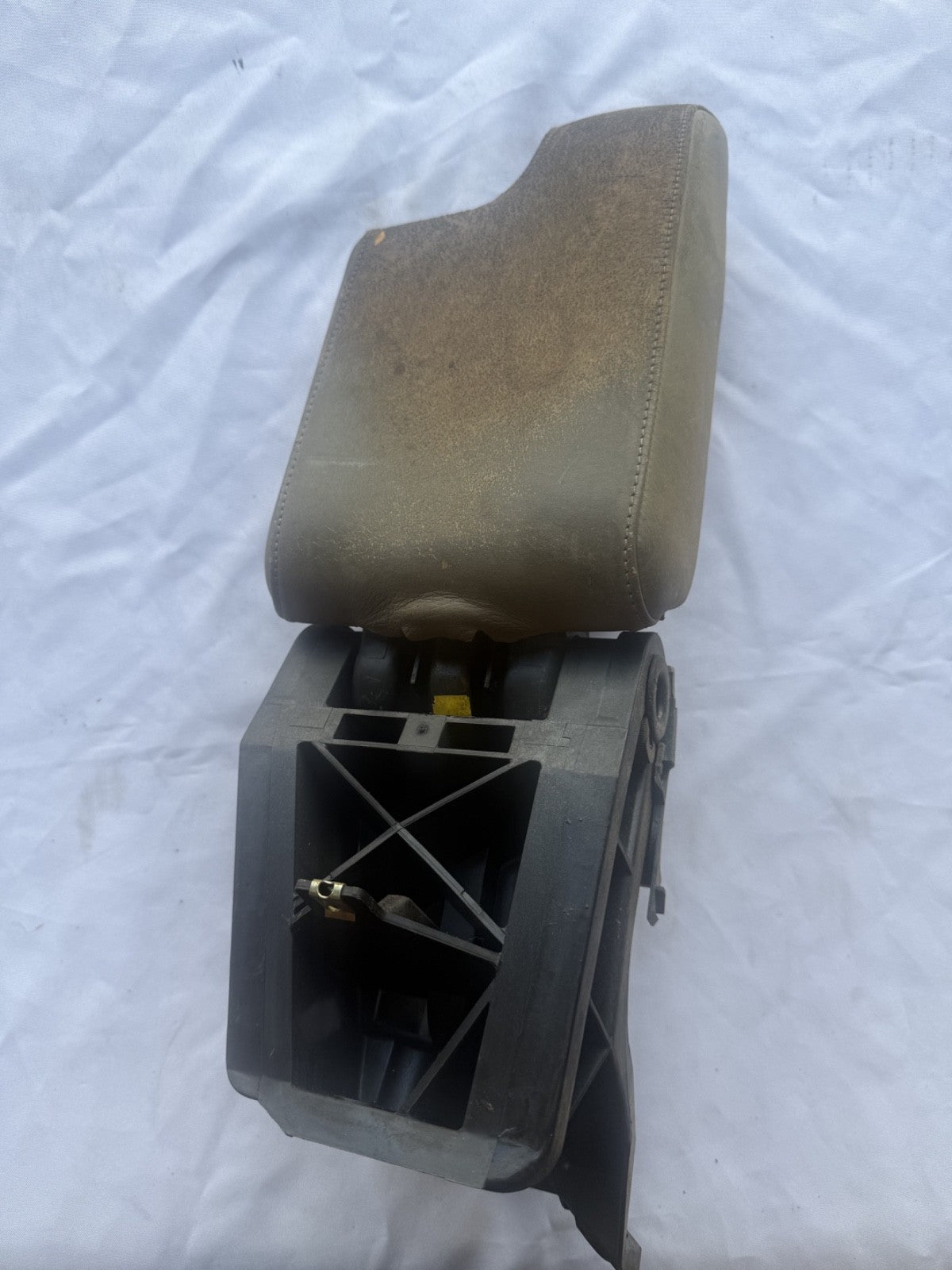 BMW OEM E36 Center Console Arm Rest Tan w/ Carrier 51168132485