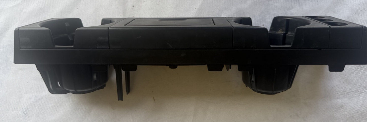 BMW OEM E36 M3 Black Center Console Frame Cup Holders Ashtray and Coin Holder