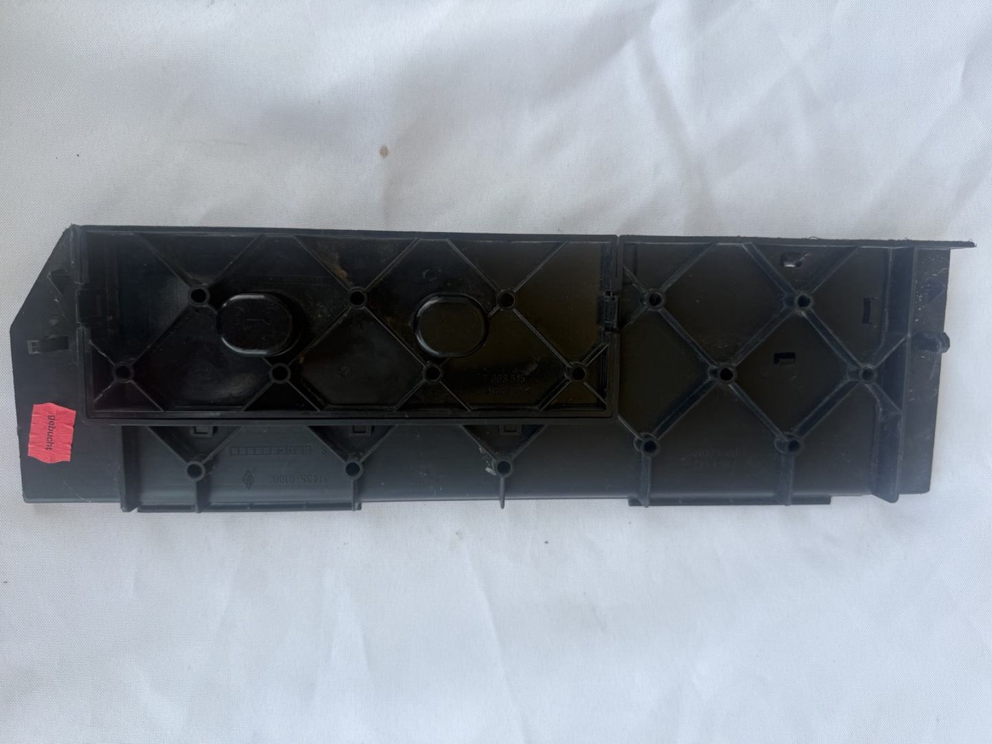 OEM BMW 5 Series E60 E61 Glove Box Fuse Carrier Cover w/ Insert 51167063483