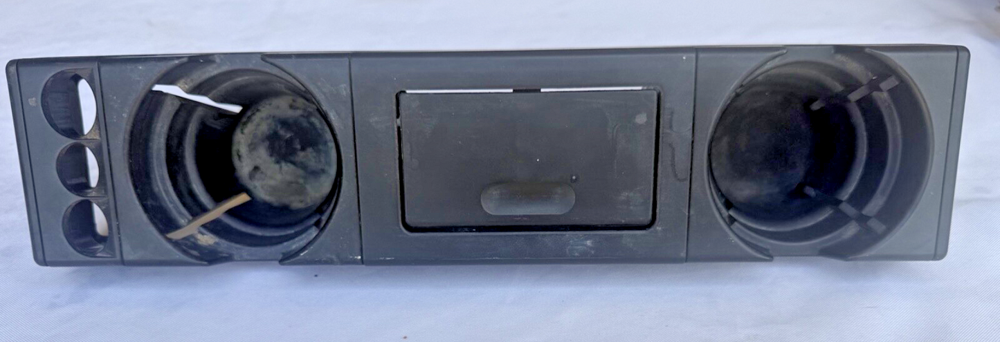 BMW OEM E36 M3 Black Center Console Frame Cup Holders Ashtray and Coin Holder