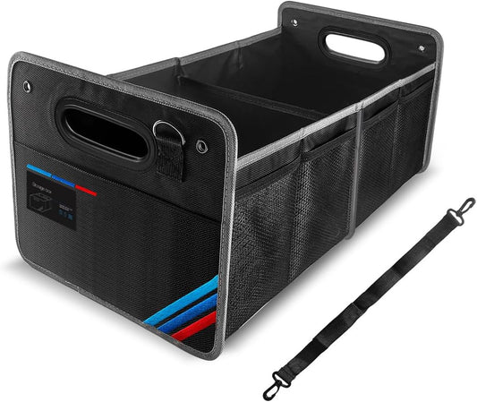 BMW Trunk Organizer – Waterproof & Foldable Storage Box for X1, X3, X5, E30 | Tools, Groceries, and Garage Gear