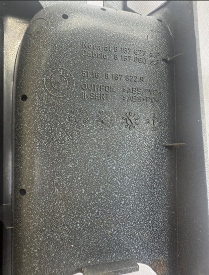 BMW OEM E36 M3 Grau Gray Center Console 51168162674