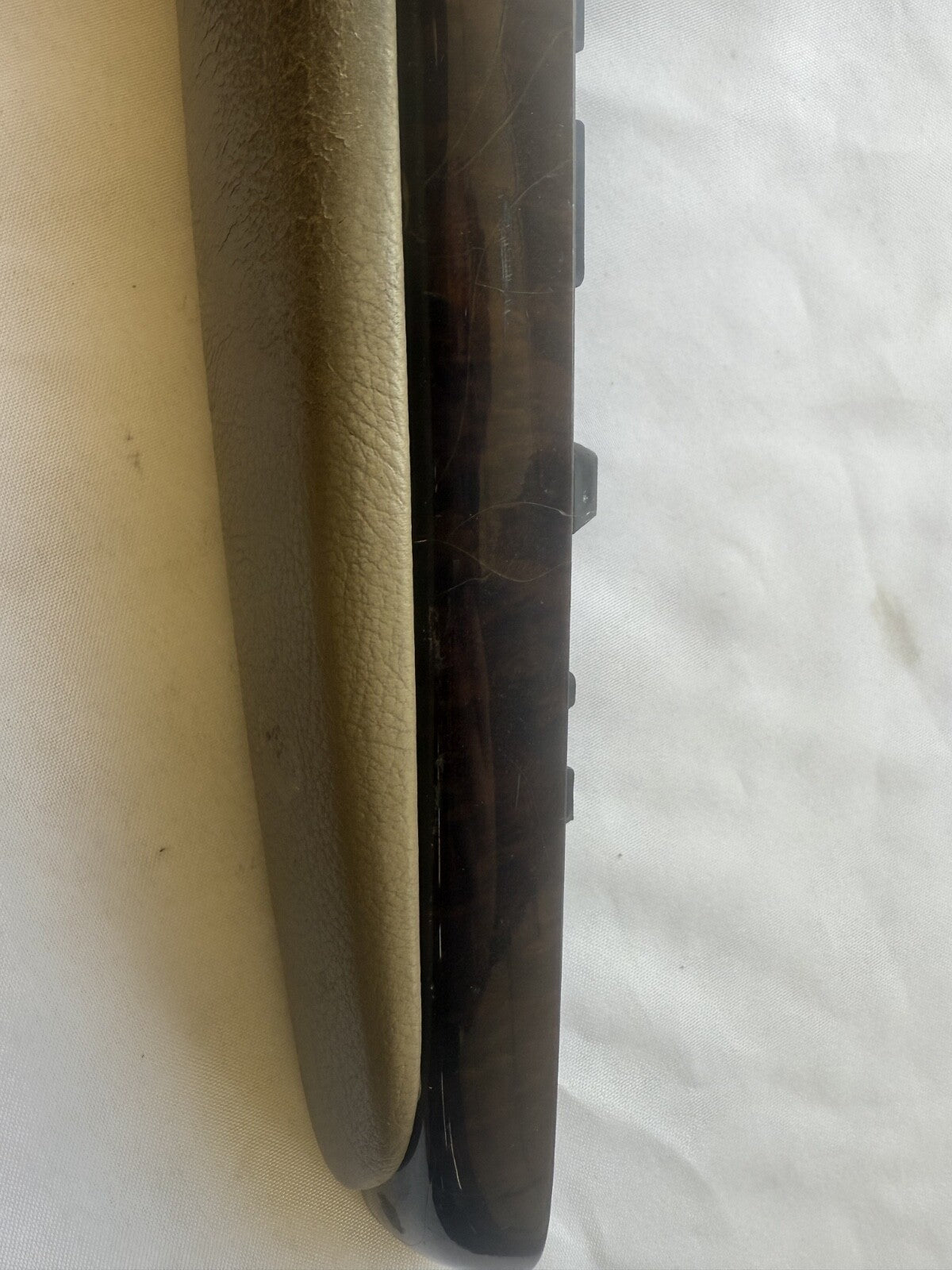 BMW OEW E46 Coupe Driver Side Arm Rest Wood Grain Beige