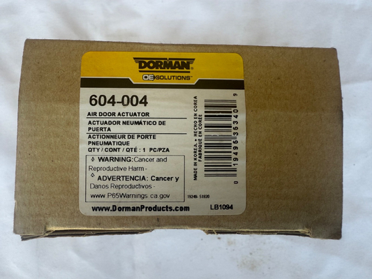 Air Door Actuator 604-004 Chrysler 2007-05, Dodge 2007, 05 Mitsubishi 2007-06
