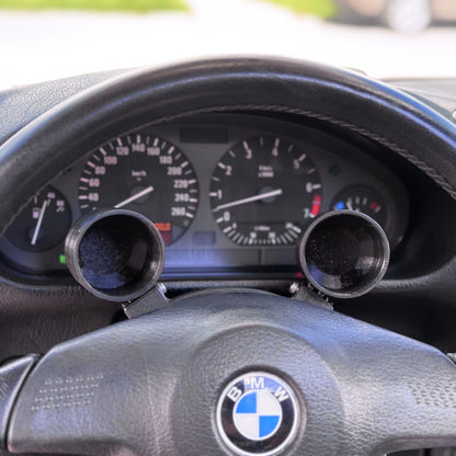 BMW E36 Steering Column Mounted 52mm Gauge Pod Holder